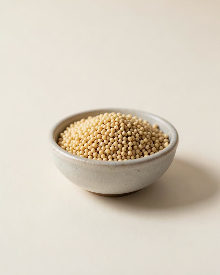 Millet on a light neutral background